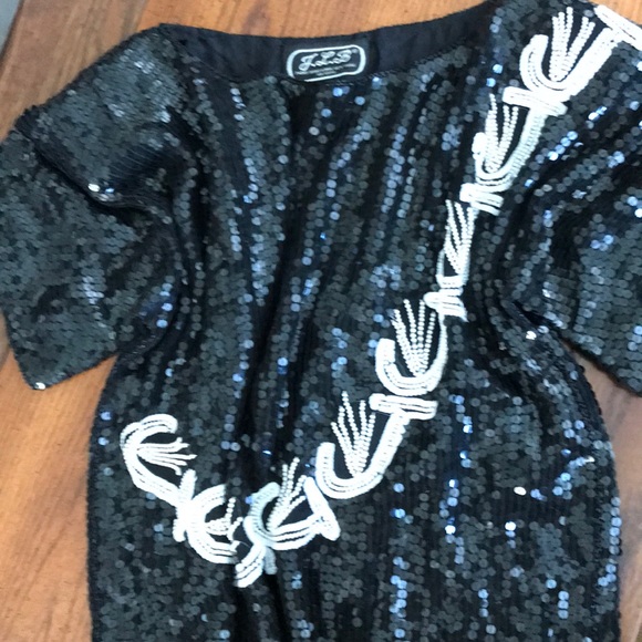 J.L.B. 🌴🌴100%Silk Blouse - Picture 2 of 8